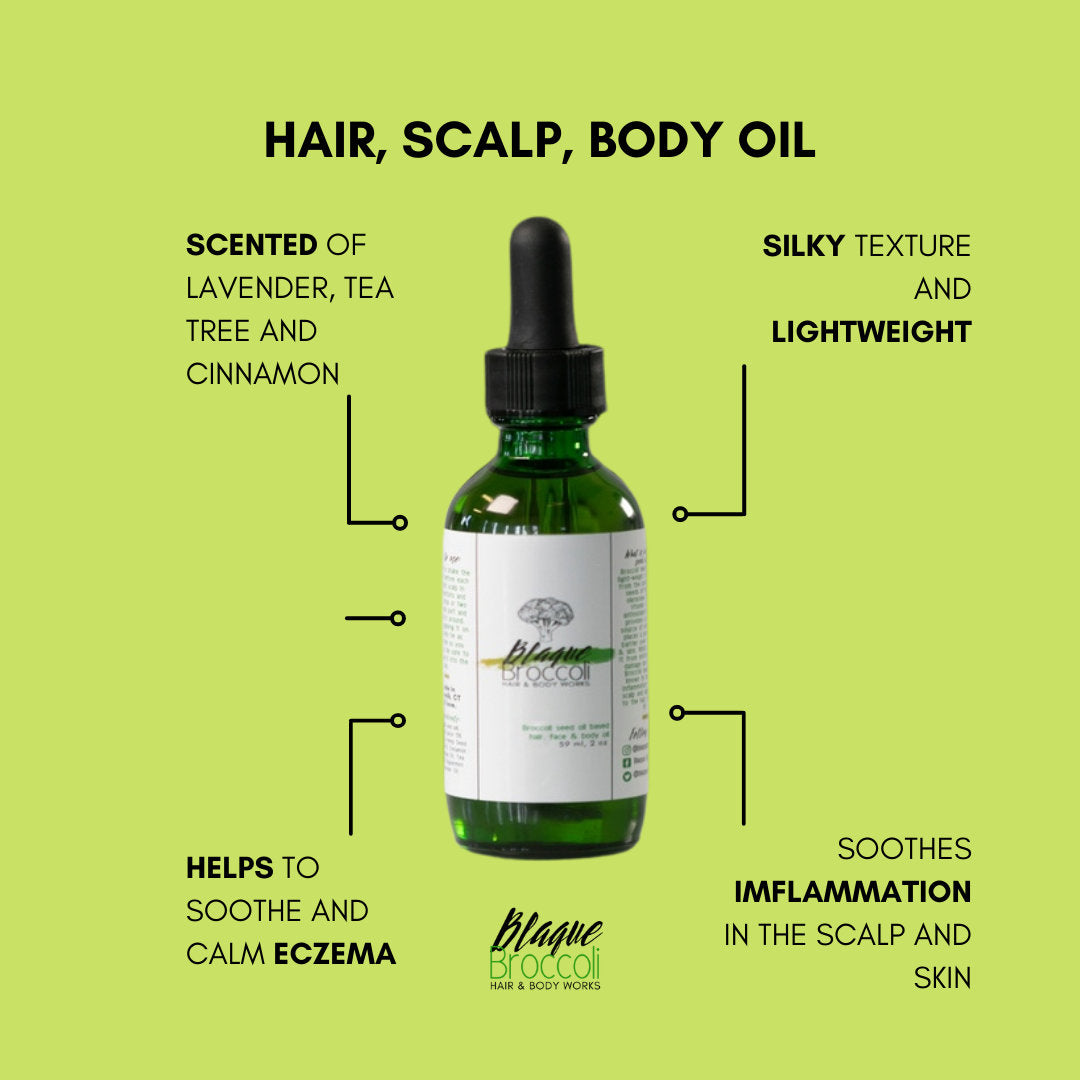 2oz Organic Scalp, Body & Facial oil